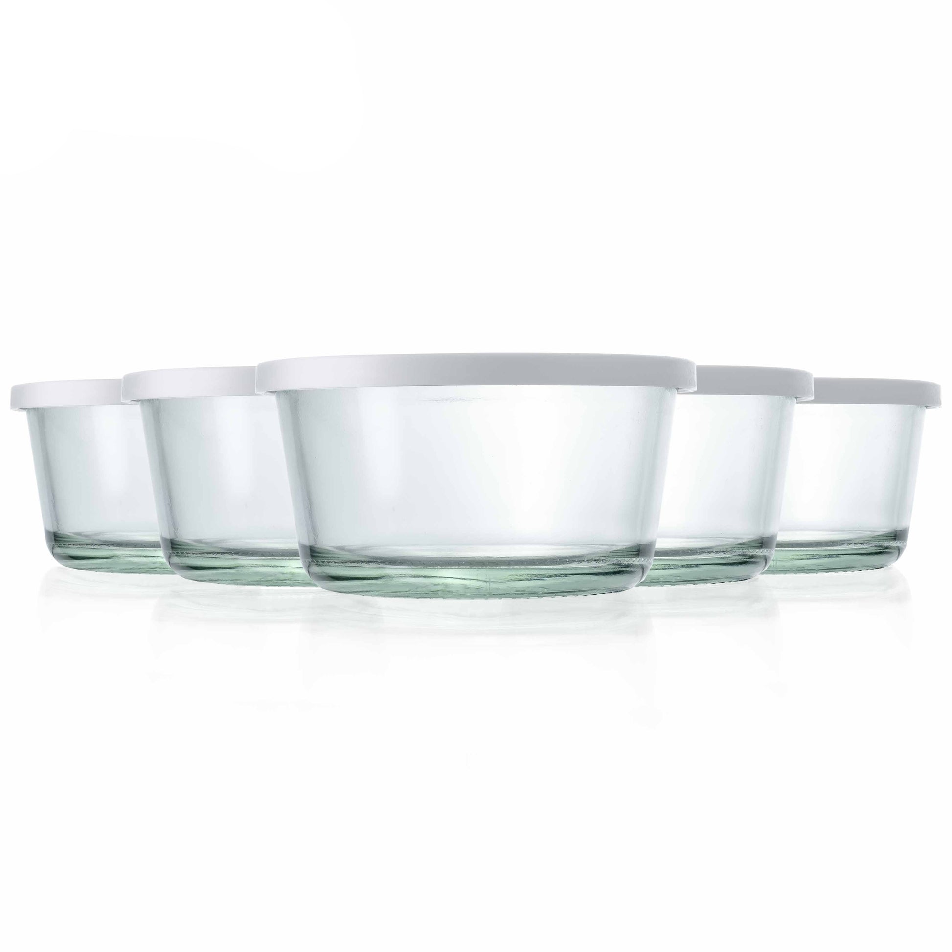 5er-Set WECK-Gourmetglas 450ml RR120 mit Frischhaltedeckel