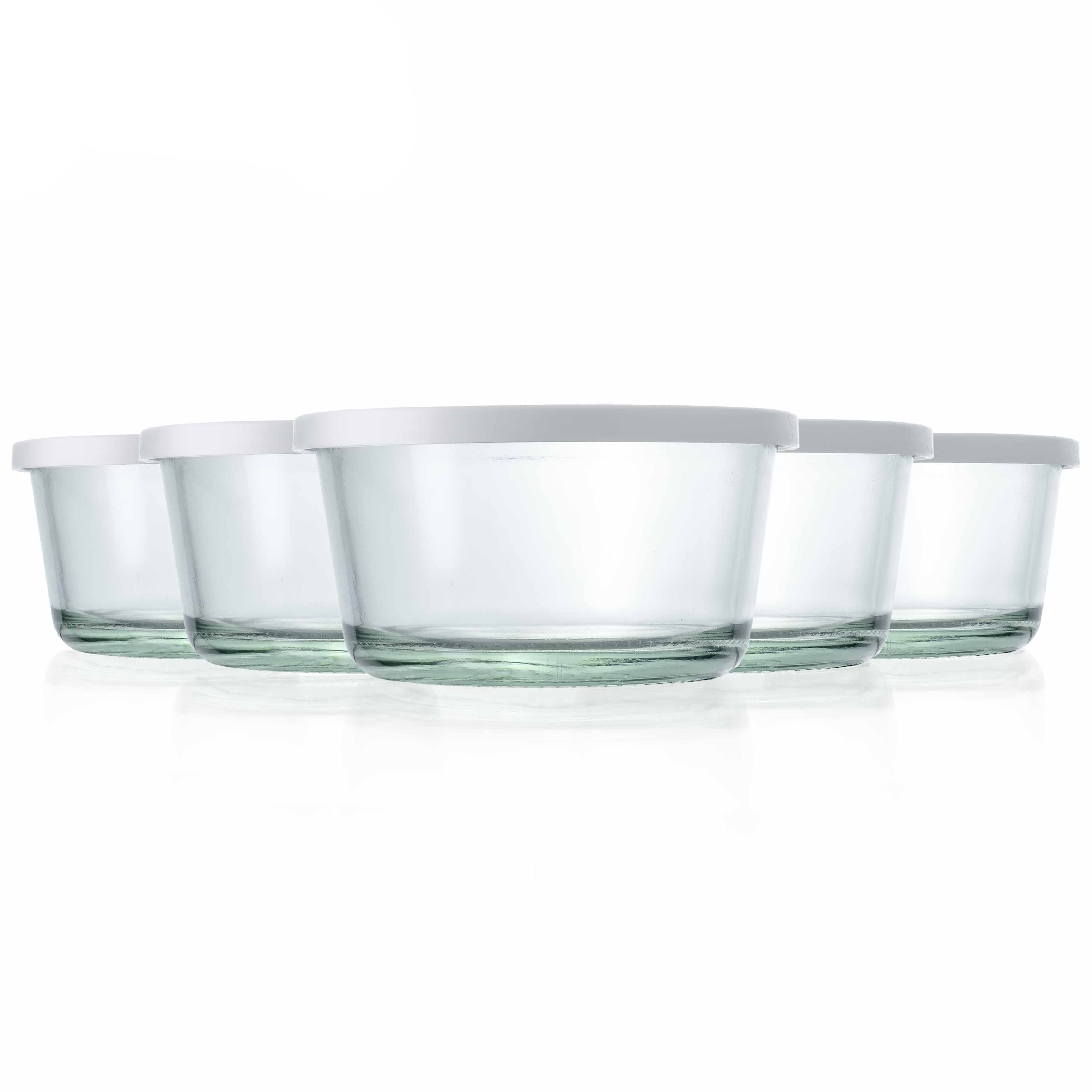 5er-Set WECK-Gourmetglas 450ml RR120 mit Frischhaltedeckel