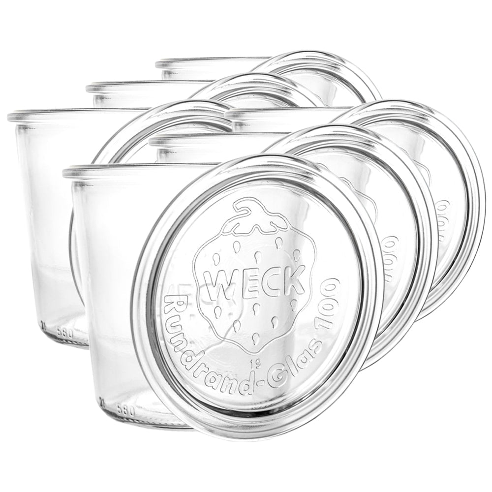 6er Set WECK-Sturzglas 580 ml