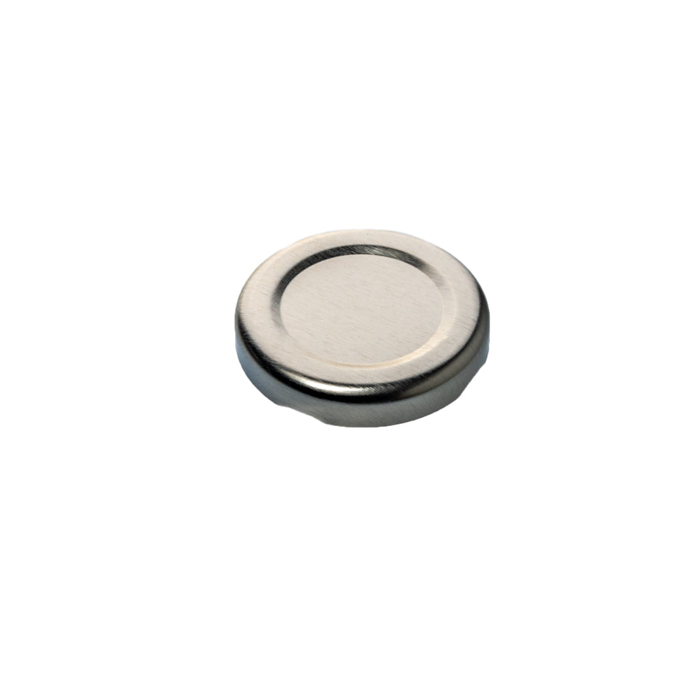 Twist-Off-Verschluss 43 mm Silber pasteurisationsfest