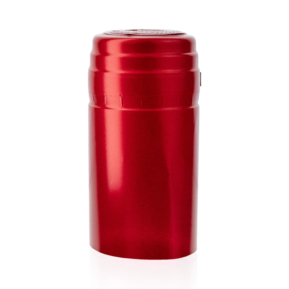 Schrumpfkapseln 31 x 60 Rubinrot Metallic