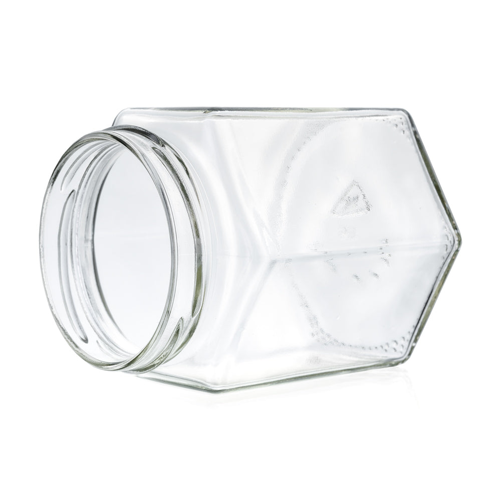 Sechskant Glas 390 ml TO 70 – Ansicht 2