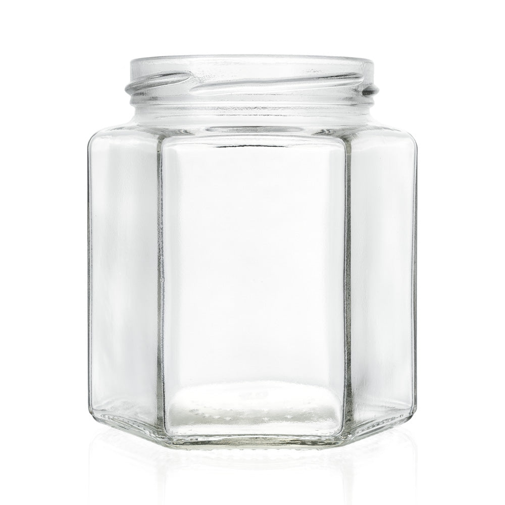 Sechskant Glas 390 ml TO 70
