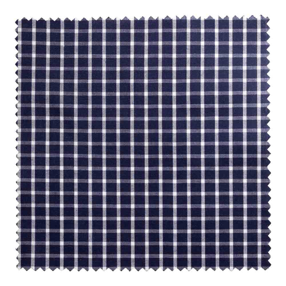 Textildeckchen Karo 15x15 cm Dunkelblau-Weiß kariert