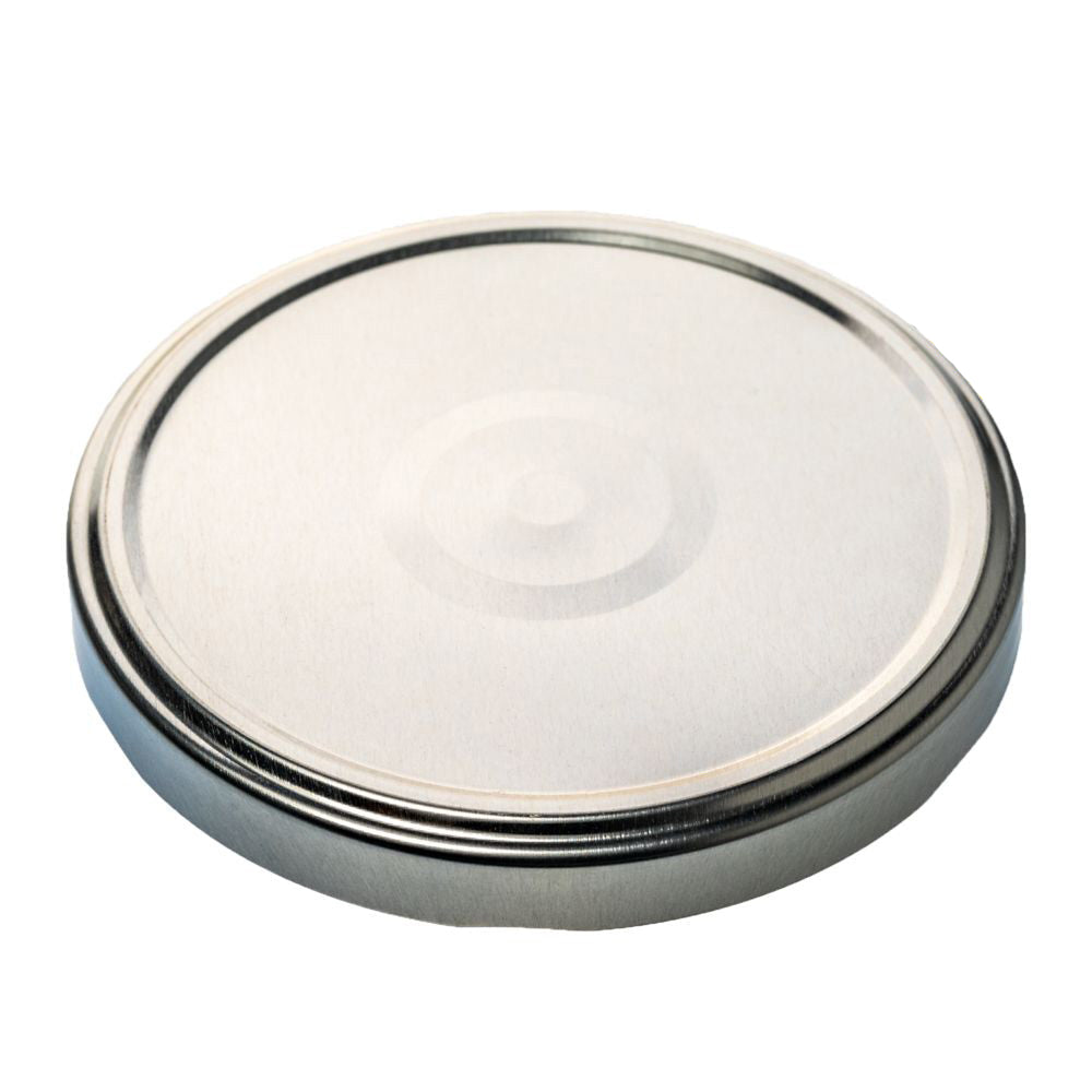 Twist-Off-Verschluss 100 mm Silber Button
