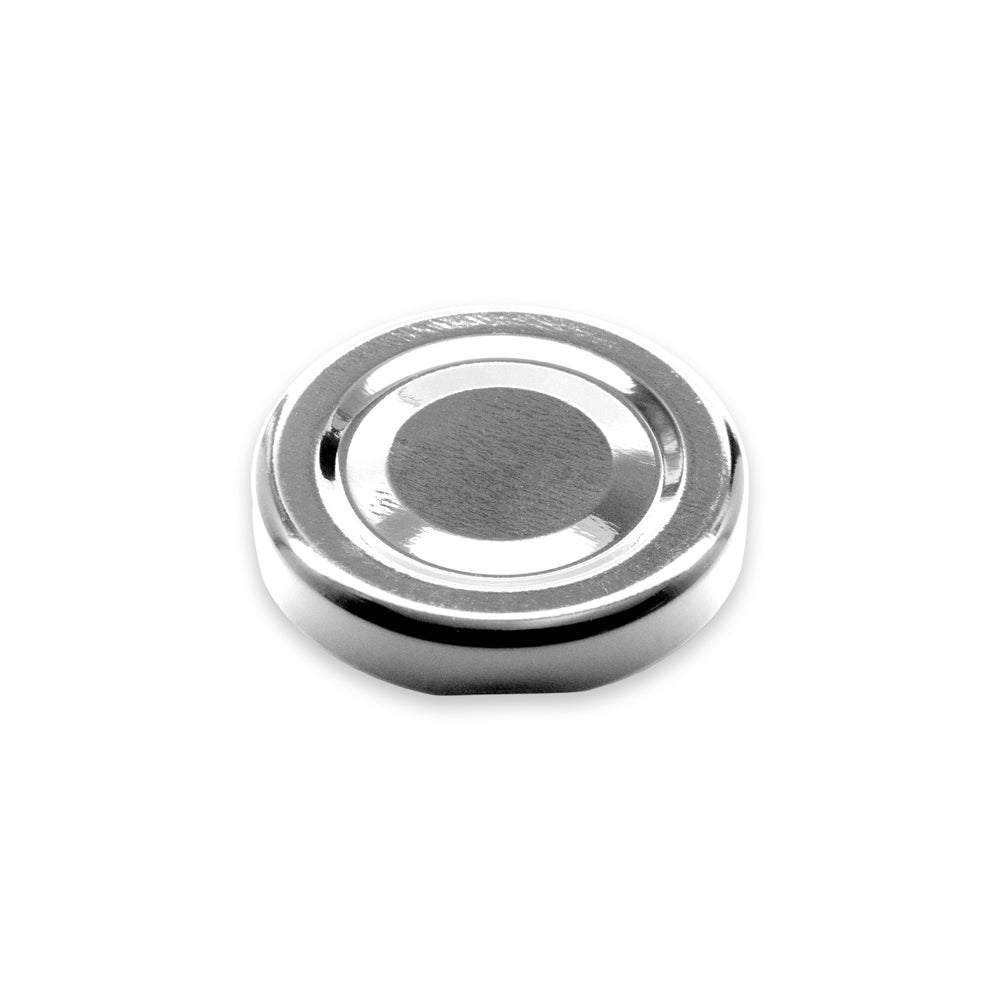 Twist-Off-Verschluss 43 mm Silber pasteurisationsfest
