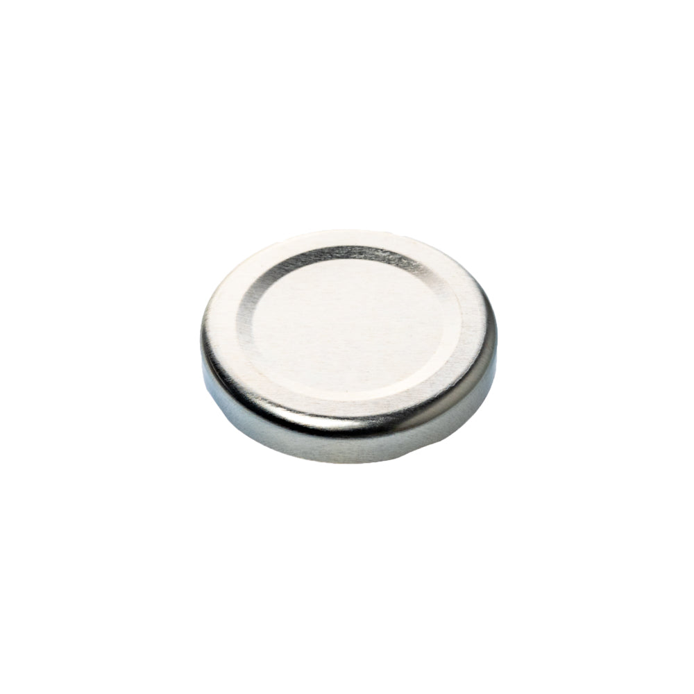 Twist-Off-Verschluss 48 mm Silber pasteurisationsfest