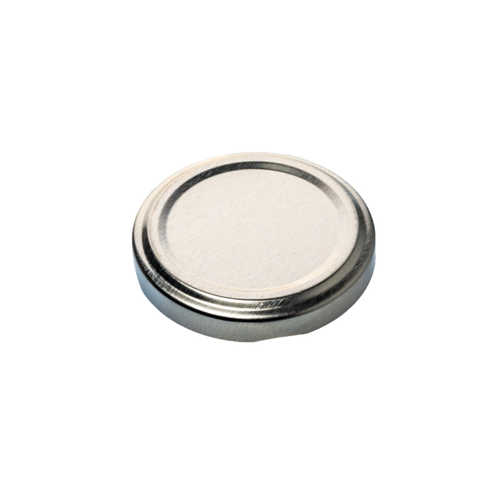 Twist-Off-Verschluss 53 mm Silber pasteurisationsfest