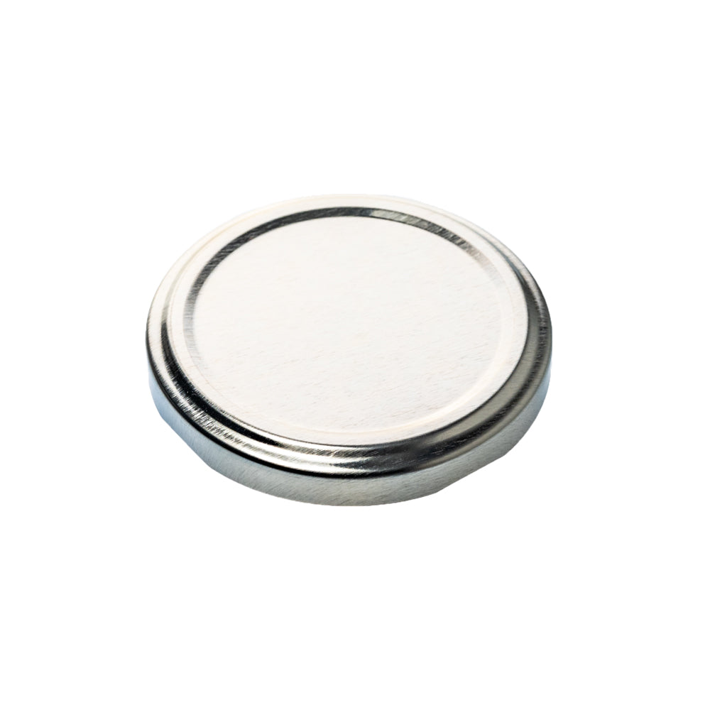 Twist-Off-Verschluss 63 mm Silber pasteurisationsfest