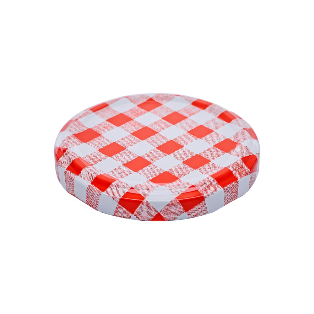 Twist-Off-Verschluss 66 mm Rot-Karo