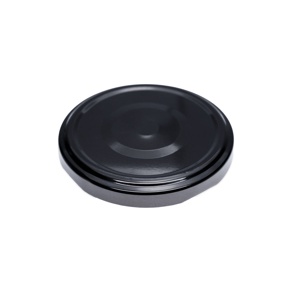 Twist-Off-Verschluss 66 mm Schwarz-Grau Button PVC-frei