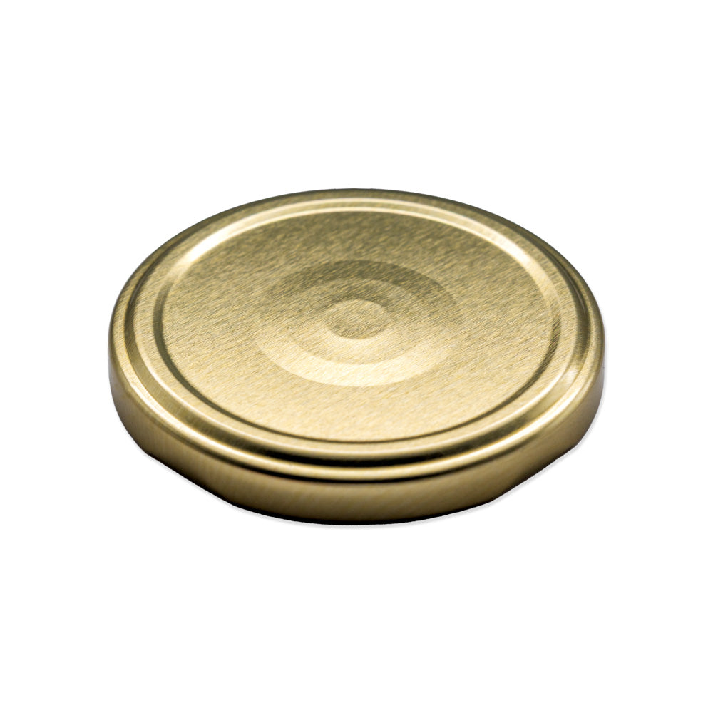 Twist-Off-Verschluss 70 mm Gold Button PVC-frei