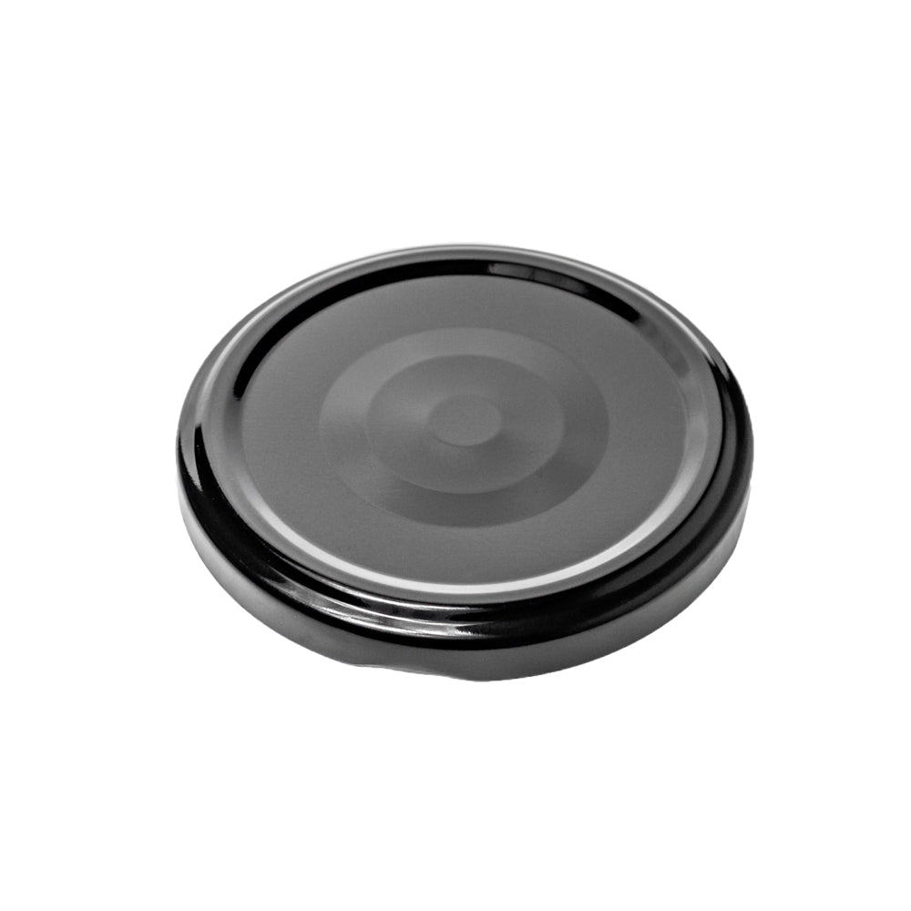 Twist-Off-Verschluss 70 mm Schwarz steril Button