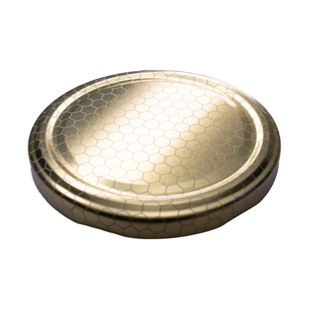 Twist-Off-Verschluss 82 mm Gold Wabe past – Ansicht 2
