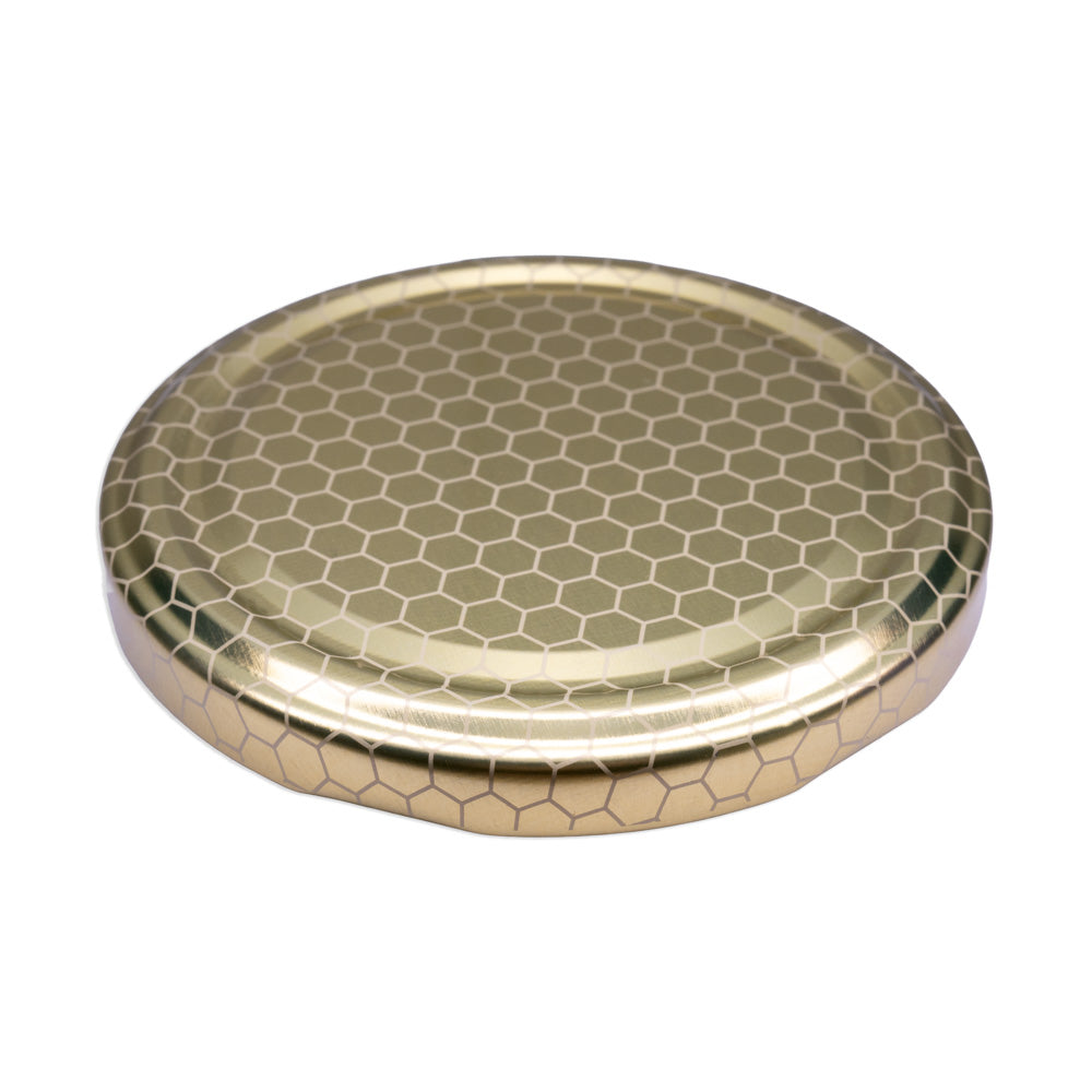 Twist-Off-Verschluss 82 mm Gold Wabe past