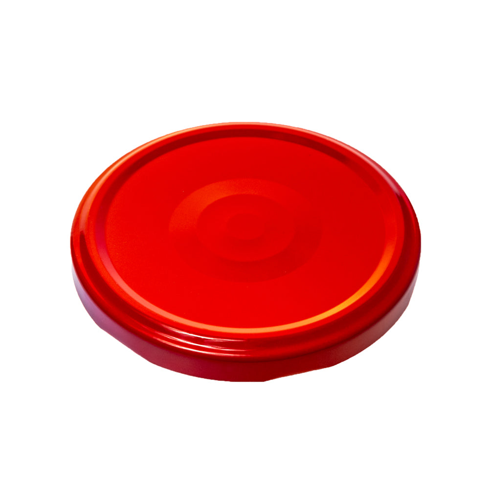 Twist-Off-Verschluss 82 mm Rot sterilisationsfest Button