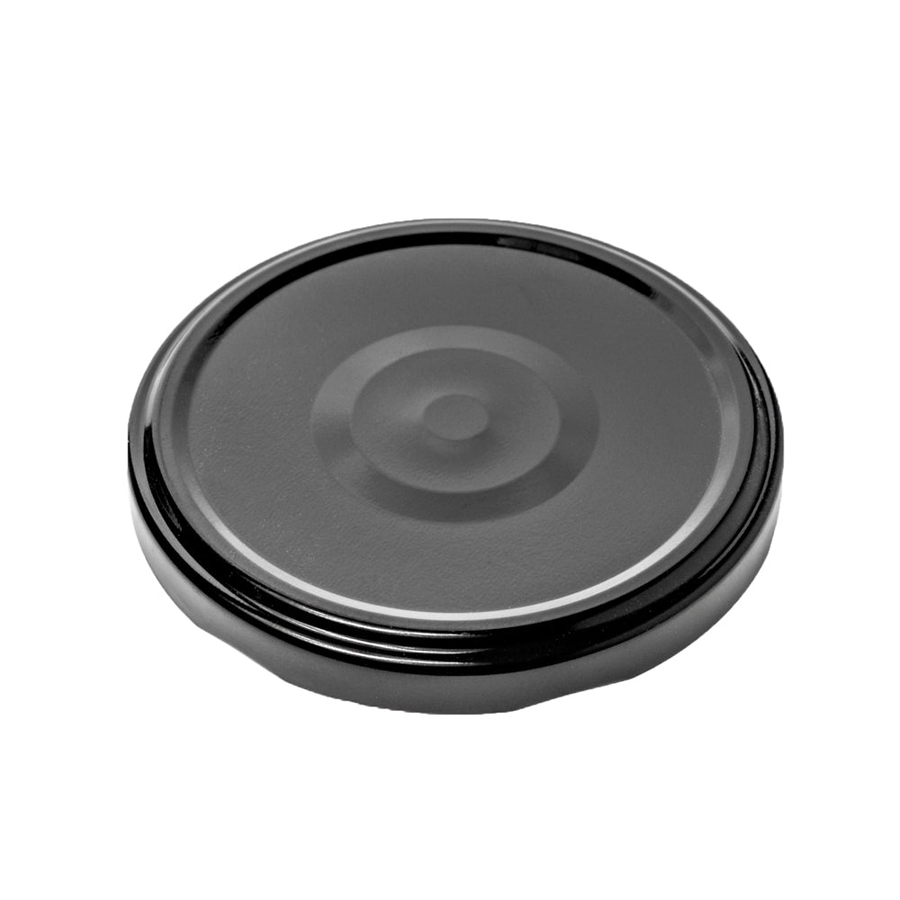 Twist-Off-Verschluss 82 mm Schwarz steril Button
