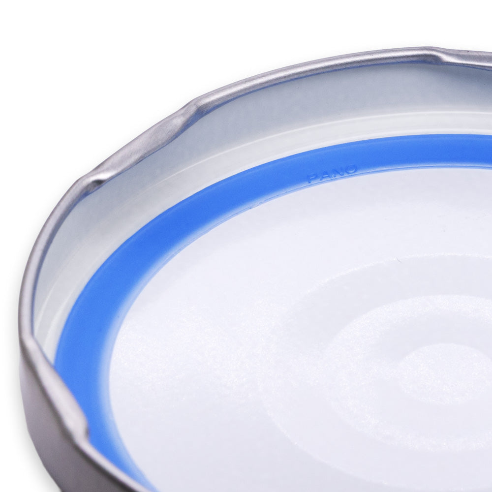 Twist-Off-Verschluss 82 mm Silber Button PVC-frei – Ansicht 2