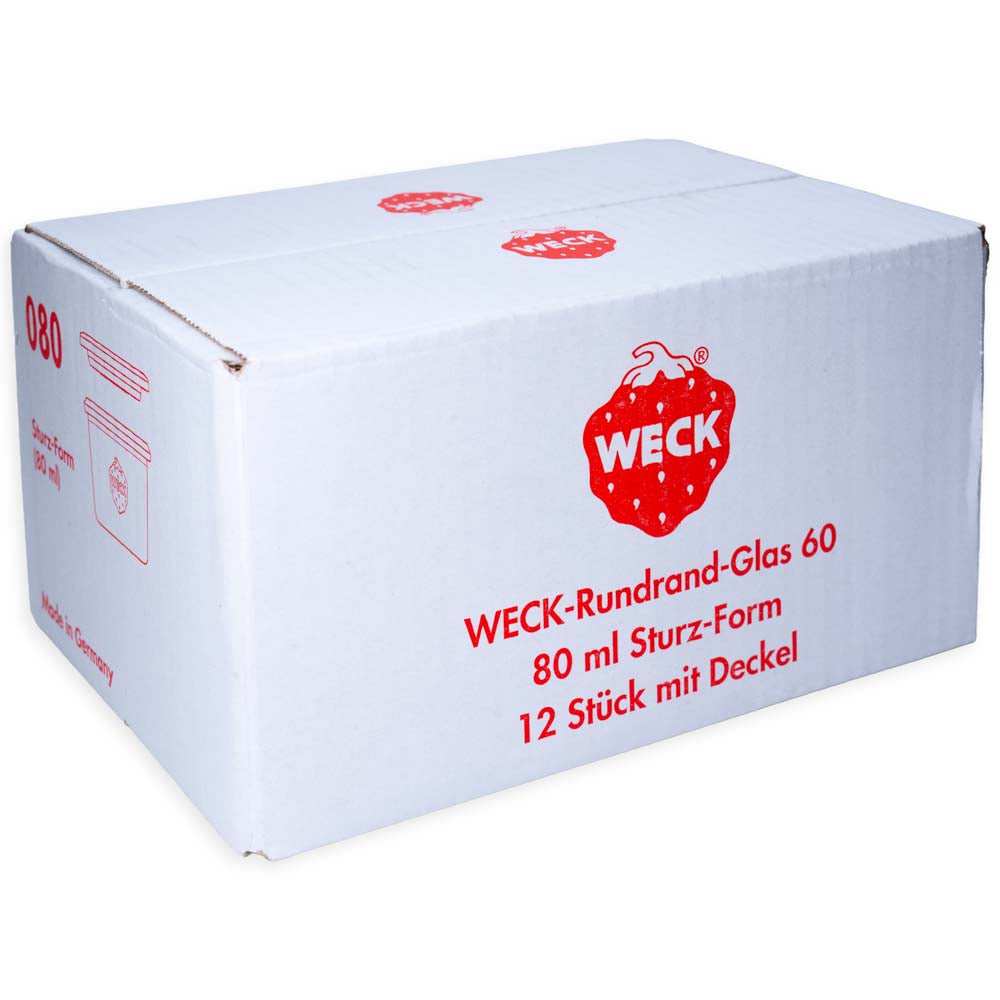 WECK-Mini-Sturzglas 80 ml  RR60 im 12er Karton