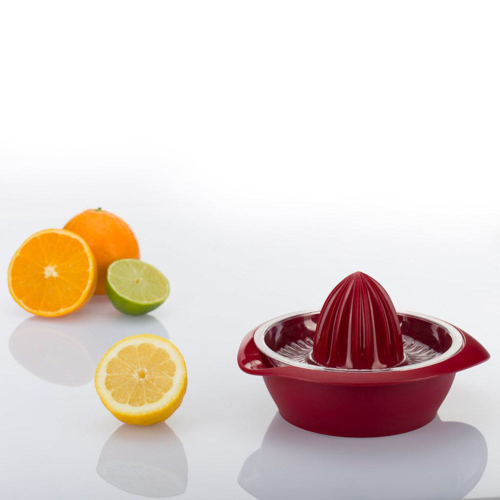 Zitrus- und Orangenpresse "Limetta" 350 ml - Rot – Ansicht 6