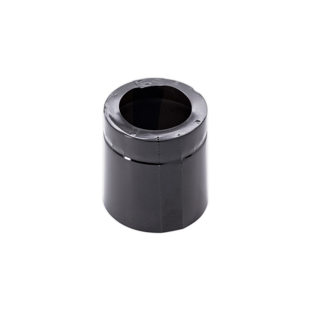 Schwarze Schrumpfkapsel für 35mm Champagnerflaschenverschluss