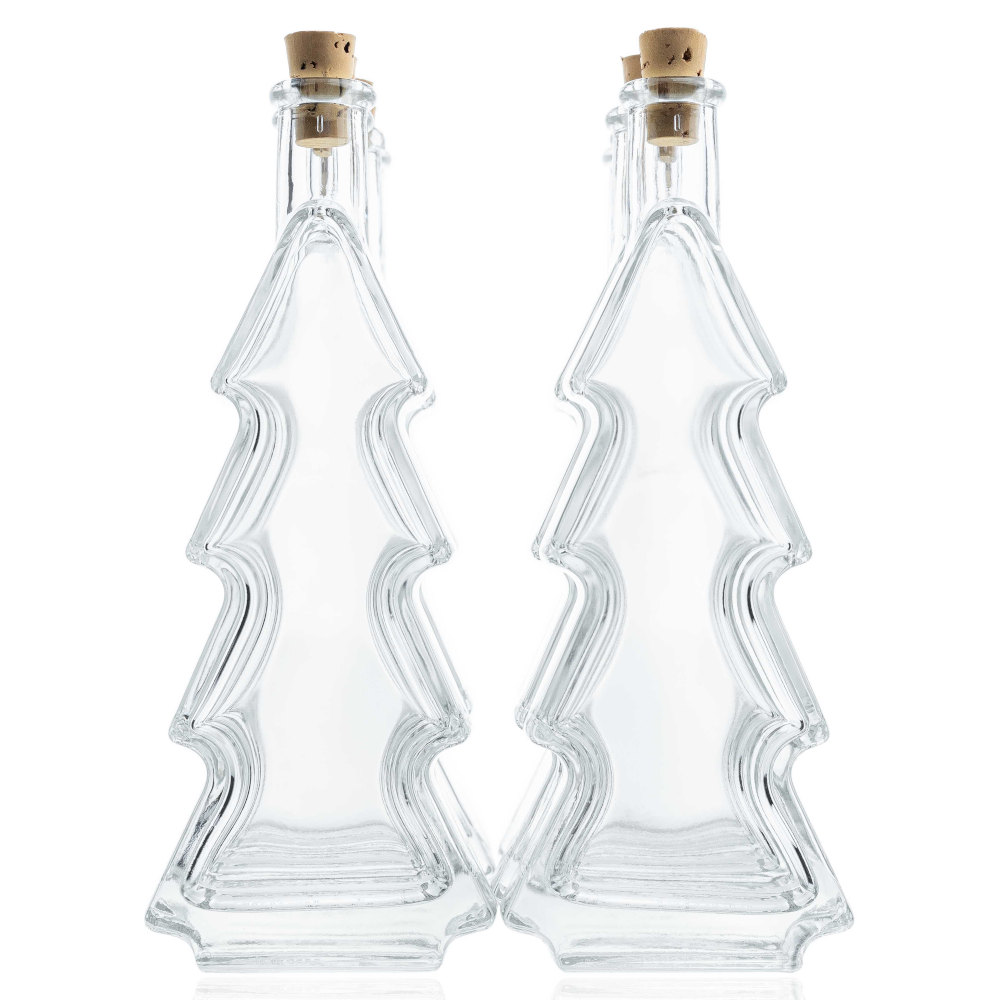 Flasche Tannenbaum 100 ml im 8er Weihnachtsset mit Korken - Flaschenbauer