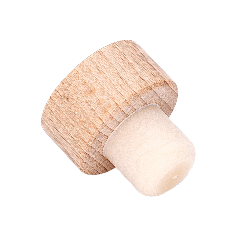 Holzgriffkorken mit breitem Kopf