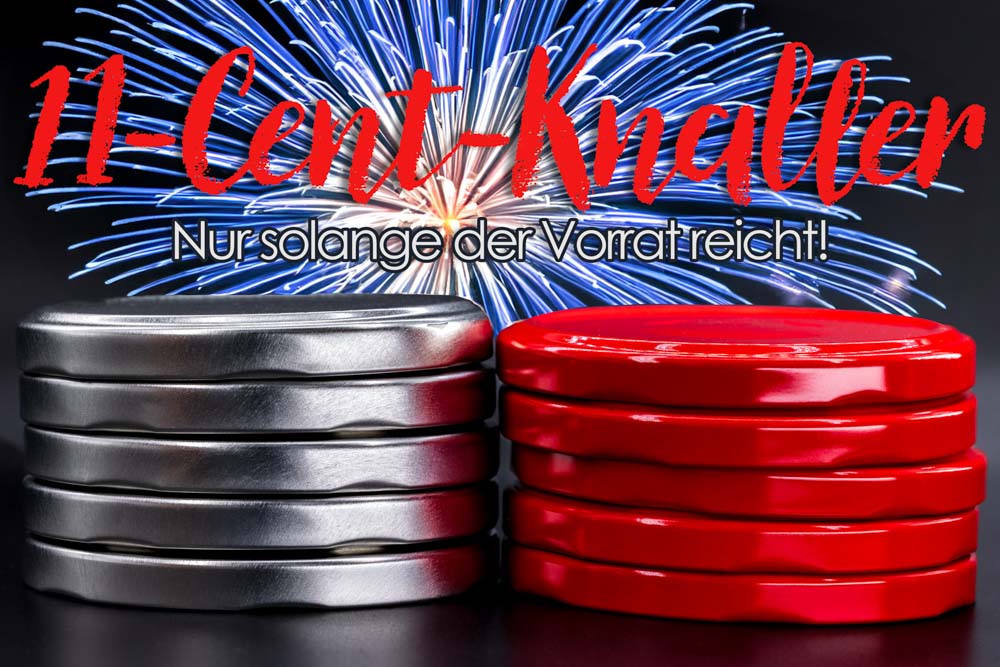 Twist-Off-Verschlüsse zum Sonderpreis