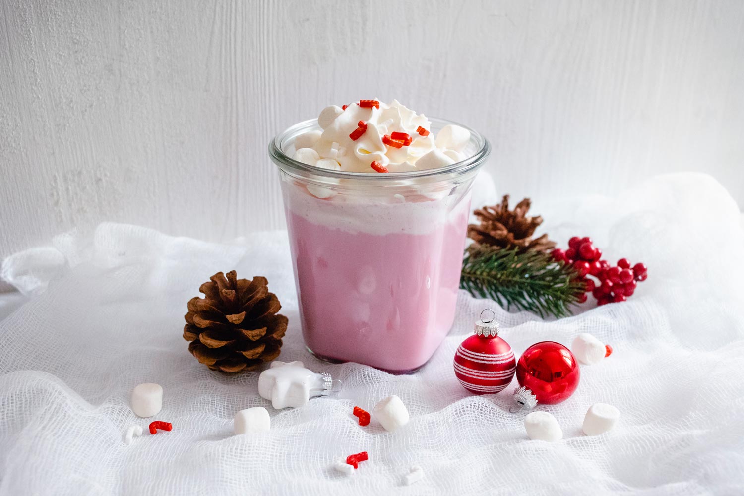 Rezept für Pink Latte