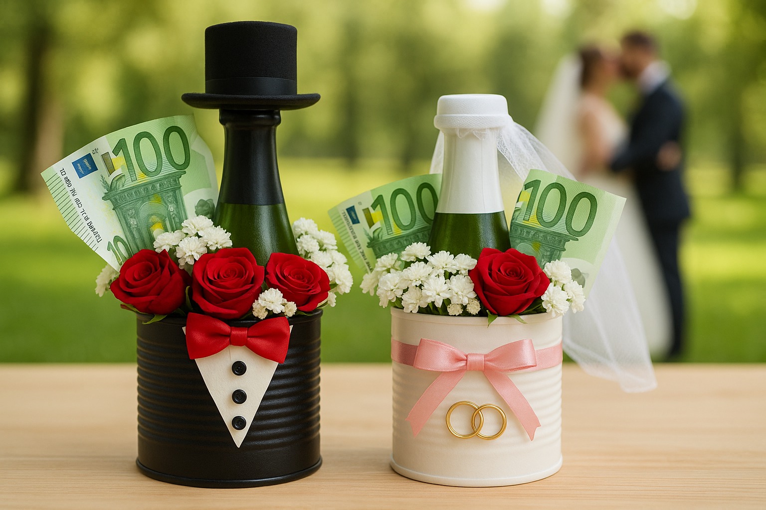 Konservendosen als Hochzeitsgeschenk
