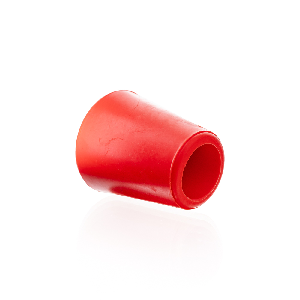 Duplex Stopfen in rot 33x25x40 mm ohne Bohrung