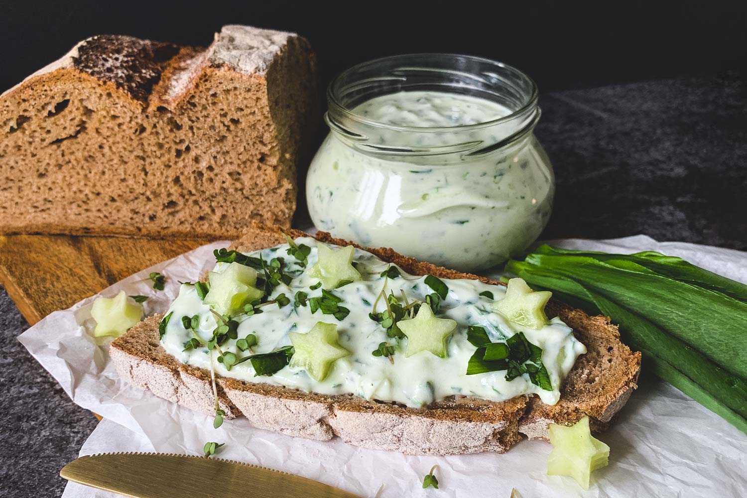 Bärlauch-Quark - Rezept