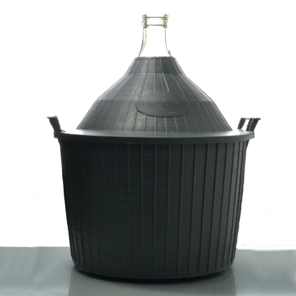 KADAX Glasballon-Set 10L, Gärballon Mit Kunststoffkorb Und